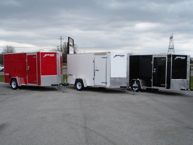 Patroit Vee  Nose Enclosed Trailer Ramp Door 36 Cargo Trailers 