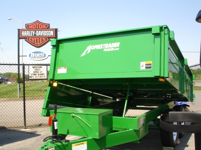 6 X 10  Homesteader Dump Trailer  Drop Down Side Cargo Trailers 