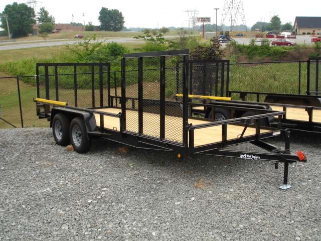 7 X 18  Lone Wolf Landscape Trailer Cargo Trailers 