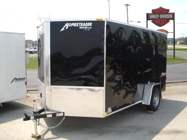 2018 7 X 12 Homesteader Patriot V Nose Enclosed Trailer Cargo Trailers 