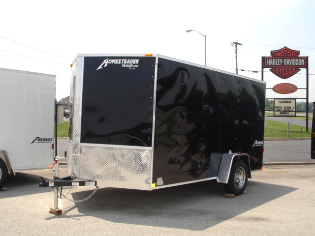 2018 7 X 12 Homesteader Patriot V Nose Enclosed Trailer Cargo Trailers 