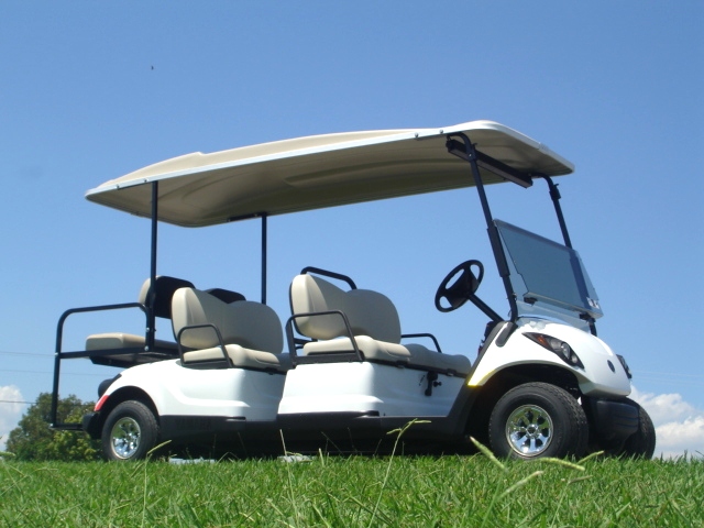 Yamaha Concierge 4-Passenger with Rear Facing Seat TN Golf Cars 