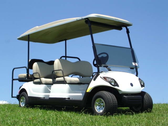 Yamaha Concierge 4-Passenger with Rear Facing Seat TN Golf Cars 