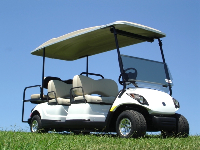 Yamaha Concierge 4-Passenger with Rear Facing Seat TN Golf Cars 