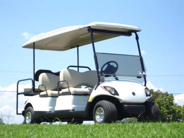 Yamaha Concierge 4-Passenger with Rear Facing Seat TN Golf Cars 