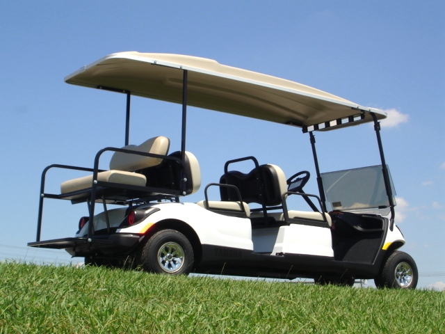 Yamaha Concierge 4-Passenger with Rear Facing Seat TN Golf Cars 