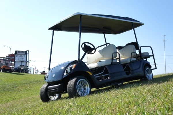 Yamaha 6Passenger Golf Cart Custom Wheels & Top   Sold TN Golf Cars 