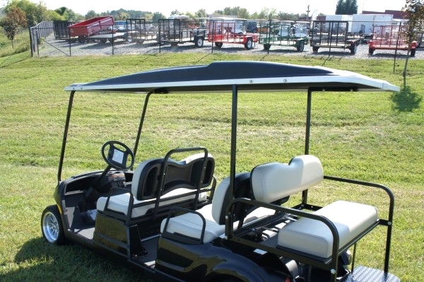 Yamaha 6Passenger Golf Cart Custom Wheels & Top   Sold TN Golf Cars 