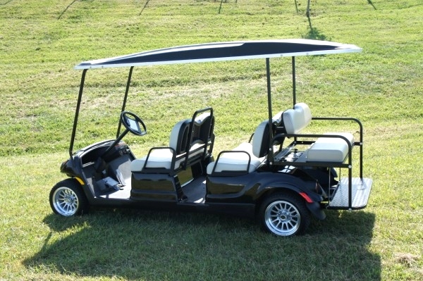 Yamaha 6Passenger Golf Cart Custom Wheels & Top   Sold TN Golf Cars 