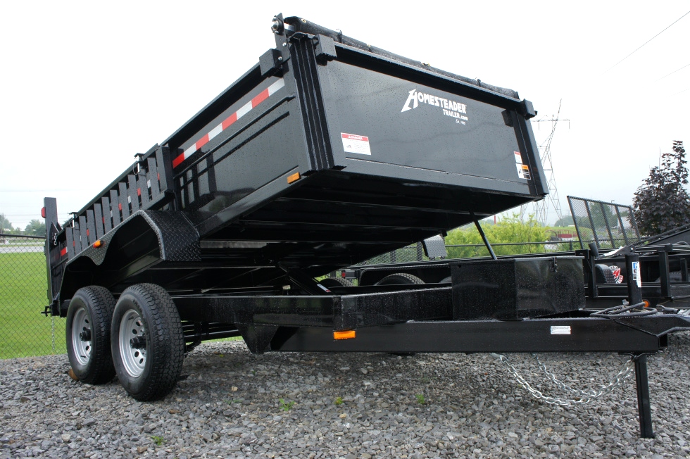 Dump Trailer 7 X 12 Equipment Hauling Pkg Cargo Trailers 