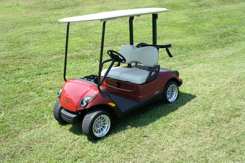 Yamaha Gas EFI Drive Golf Car  PTV  Custom Wheel Pkg TN Golf Cars 