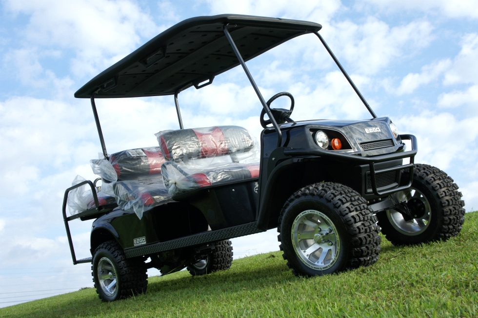 EZGO Express L6 6 Passenger Car 2 Year Warranty  TN Golf Cars 