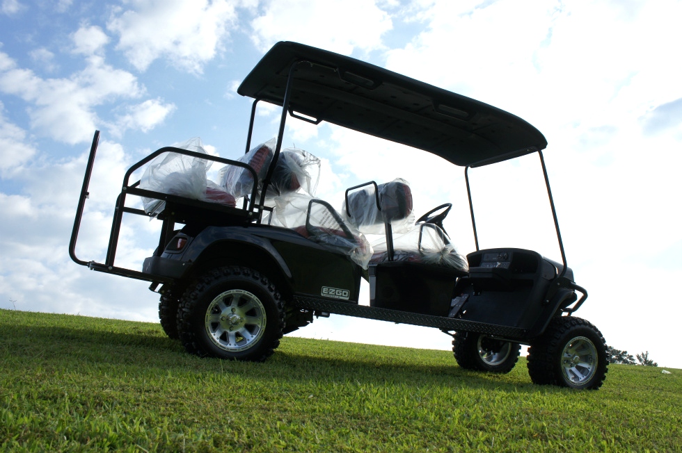 EZGO Express L6 6 Passenger Car 2 Year Warranty  TN Golf Cars 