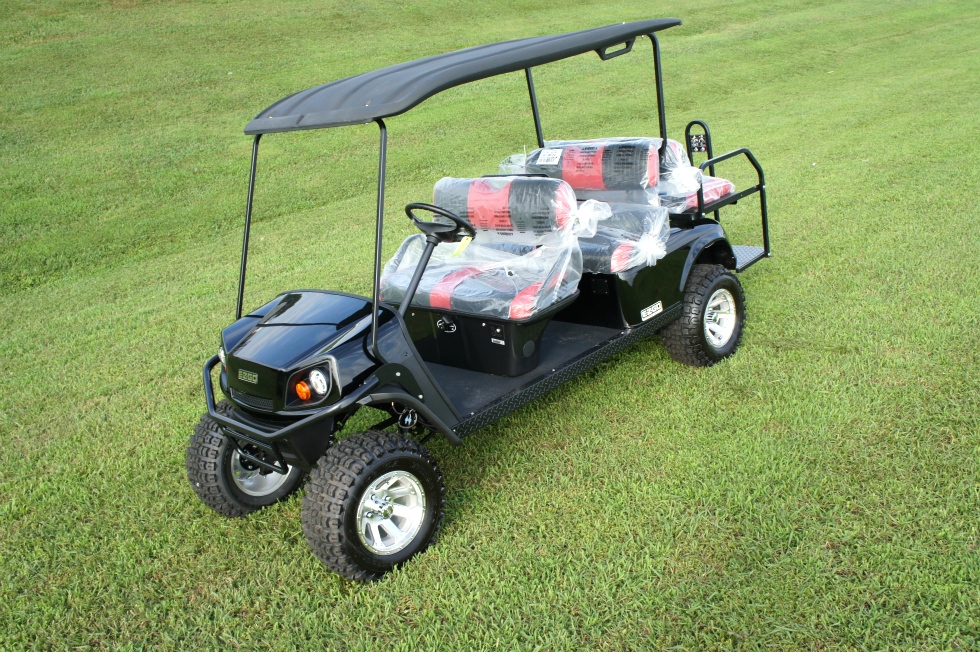 EZGO Express L6 6 Passenger Car 2 Year Warranty  TN Golf Cars 