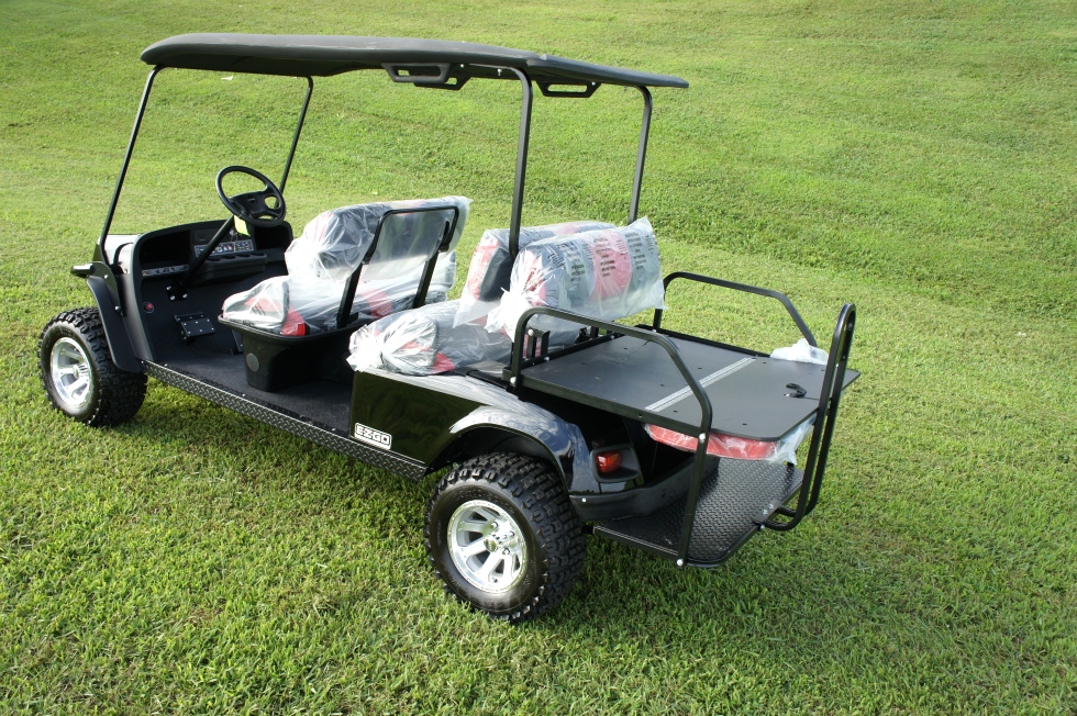 EZGO Express L6 6 Passenger Car 2 Year Warranty  TN Golf Cars 