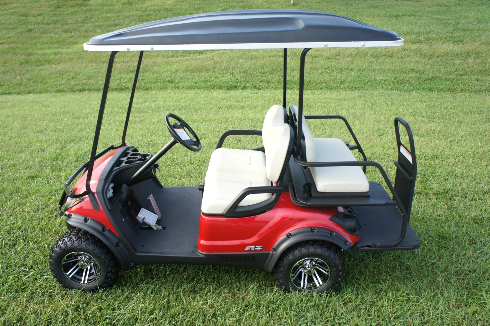 TN Golf Cars Yamaha Adventure 2 + 2 EFI Four Passenger Golf Car Utility