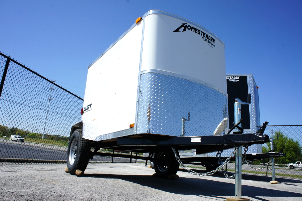 4 X 6 Homesteader Fury Enclosed Trailer Cargo Trailers 