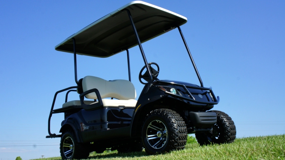 TN Golf Cars Yamaha Adventure 2 + 2 EFI Gas Golf Car Utility Cart