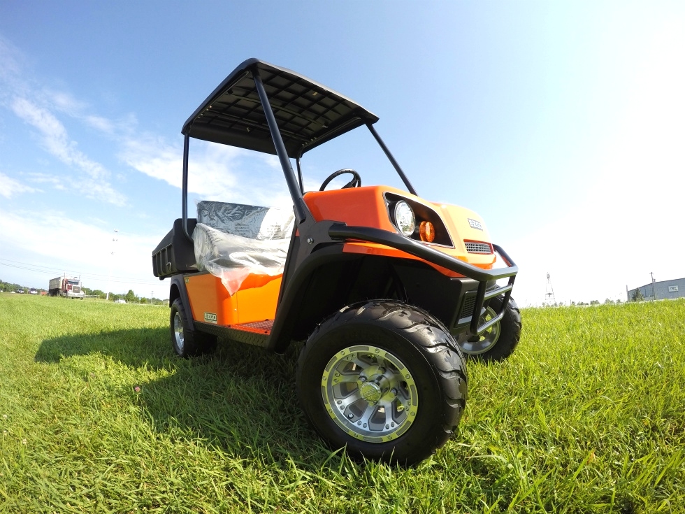TN Golf Cars EZGO Terrian 250 Utility Cart Golf Car New Alum Wheel Pkg