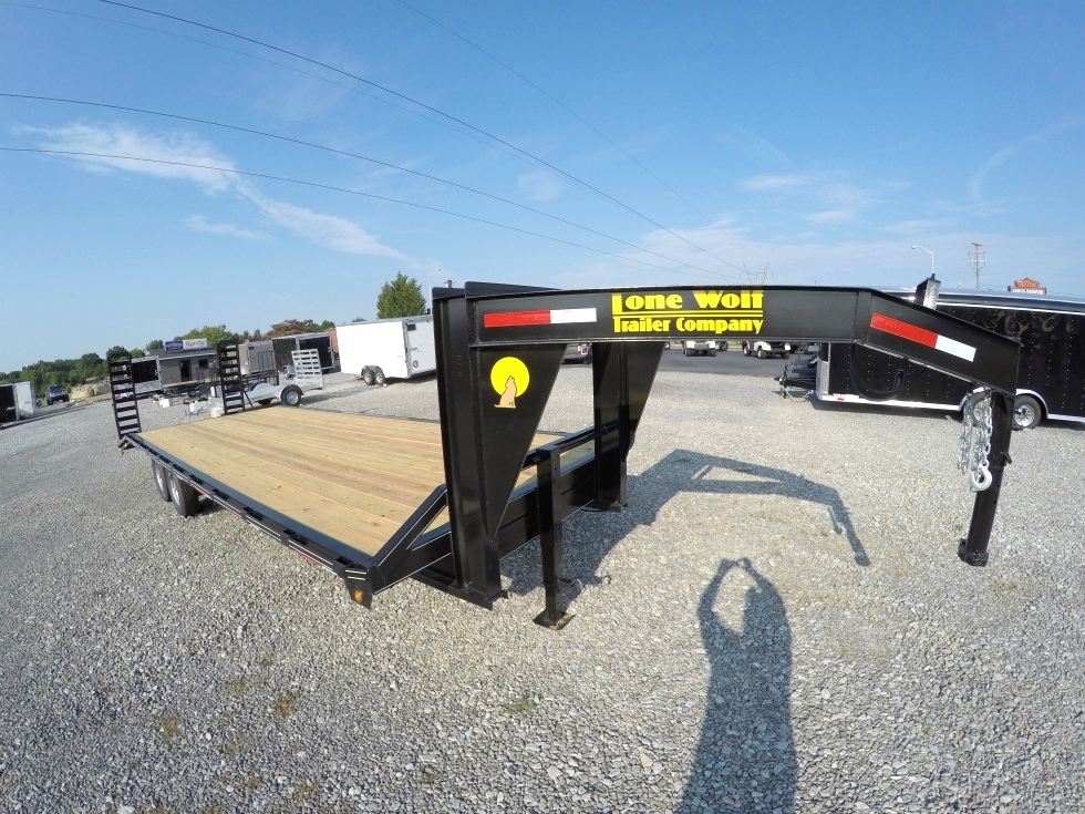 Lone Wolf Gooseneck Trailer In Stock Ready to Roll Cargo Trailers 